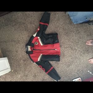 Michael Hoban leather motorcycle jacket